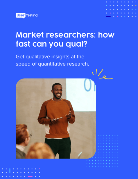 Image of the cover of the guide for market researchers
