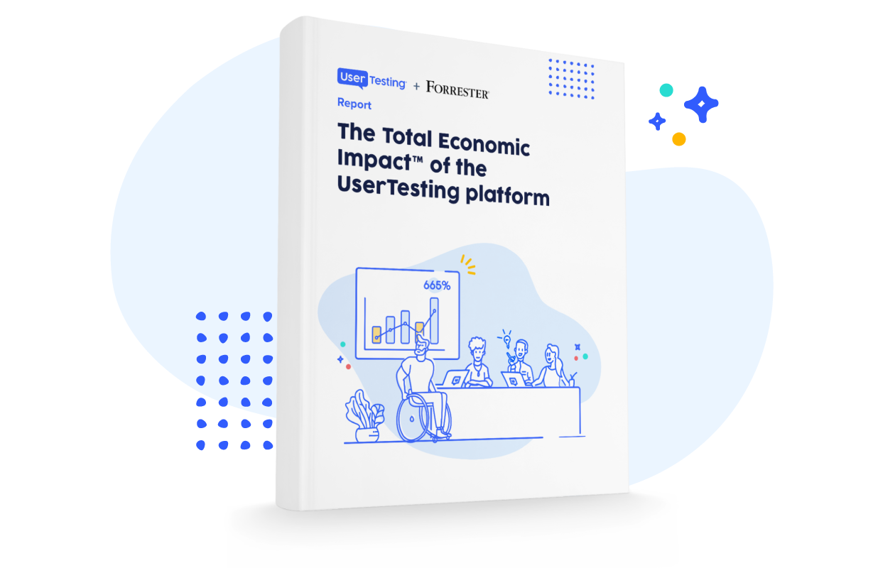 Image for guide Forrester: UserTesting delivers a 665% ROI over three years