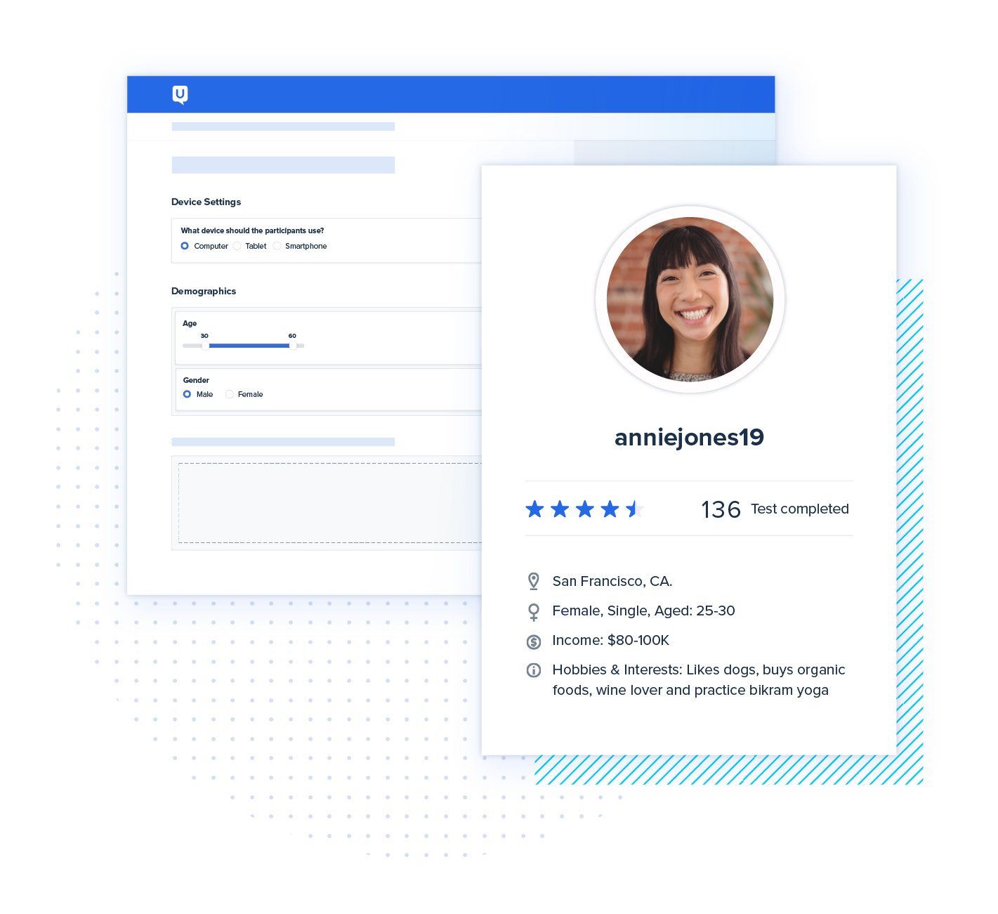 Find and connect with your exact audiences for your study