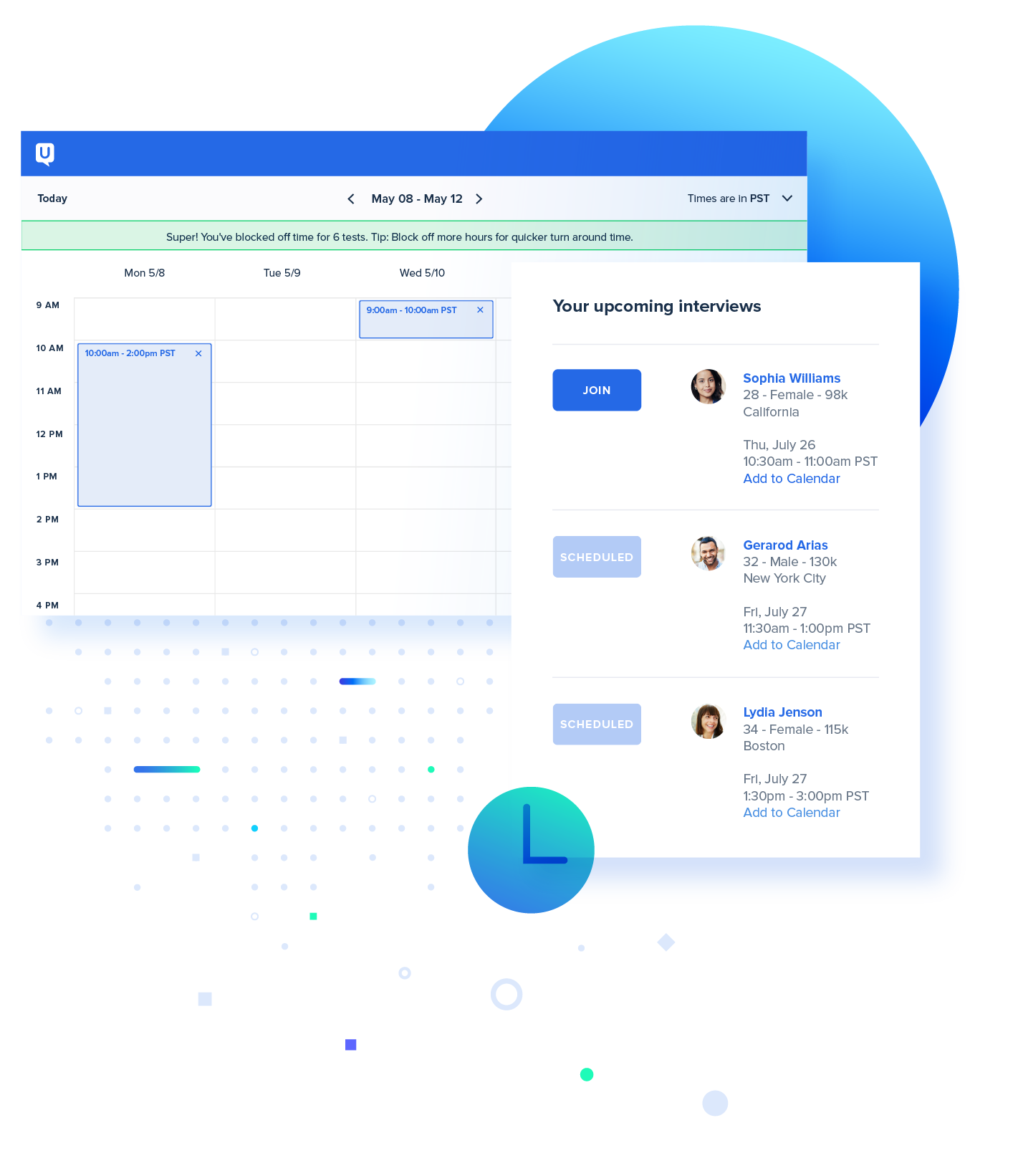 Flexible scheduling around the clock