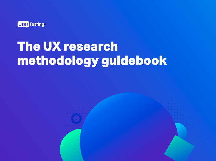 The UX research methodology guidebook CTA