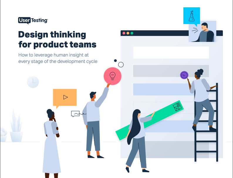 Design thinking for product teams CTA