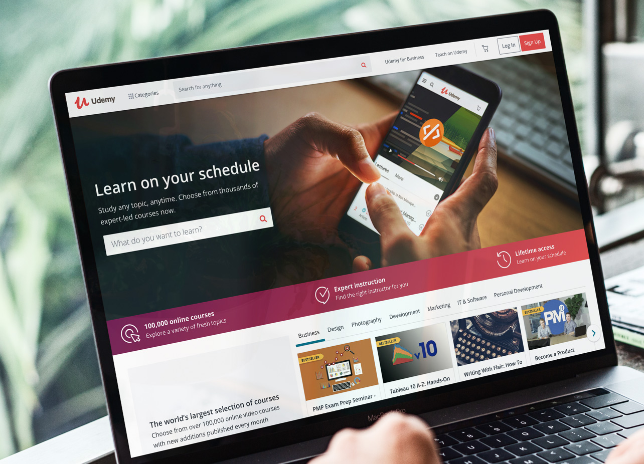 The shift in mindset and the understanding that there is a nuance in how students use mobile is an important realization for Udemy.