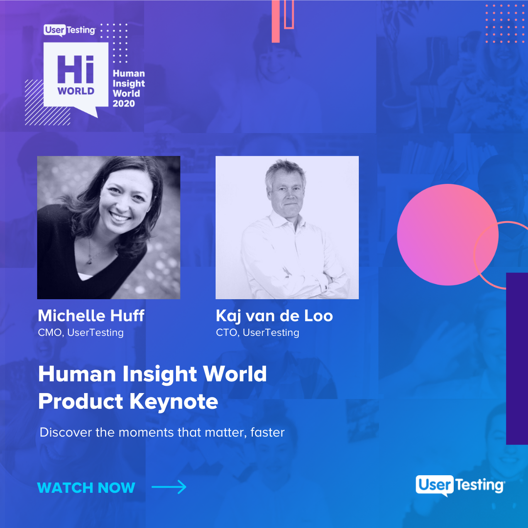 Human Insight World 2020 Product Keynote