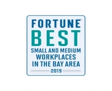 2019 Fortune Best Companies to Work For in the Bay Area award logo
