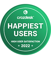 Crozdesk Happiest Users 2022