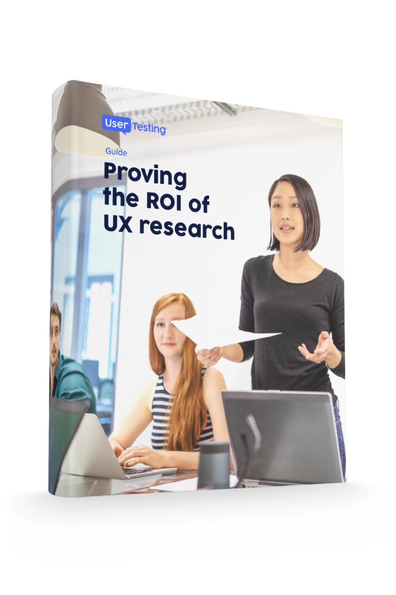 UserTesting Proving the ROI of UX research guide