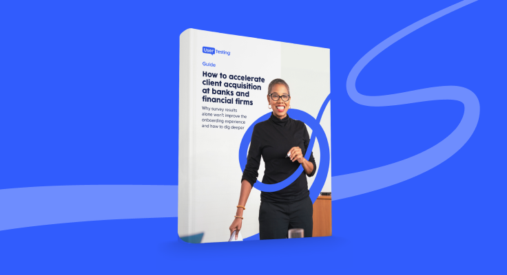 UserTesting financial services onboarding guide
