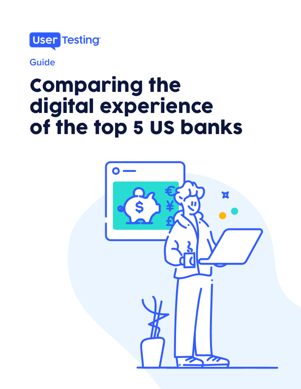 Image of the cover of the report: Comparing the digital experience of the top 5 US banks