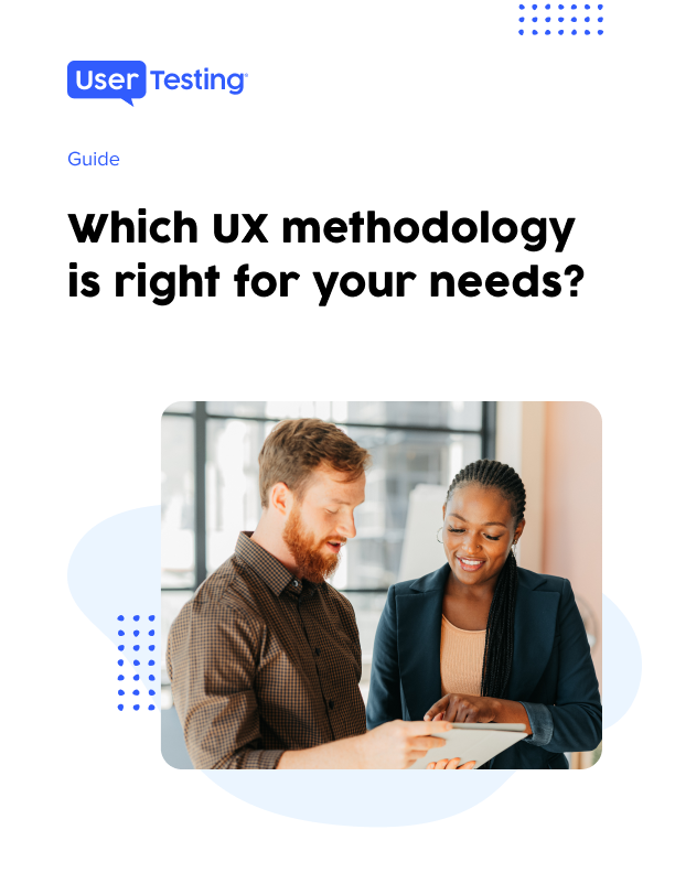 Which UX methodology is right for your needs?