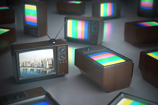 Image of TVs for blog post about how video evokes empathy