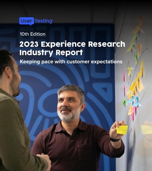 Cover of the 2023 Experience Research Industry Report