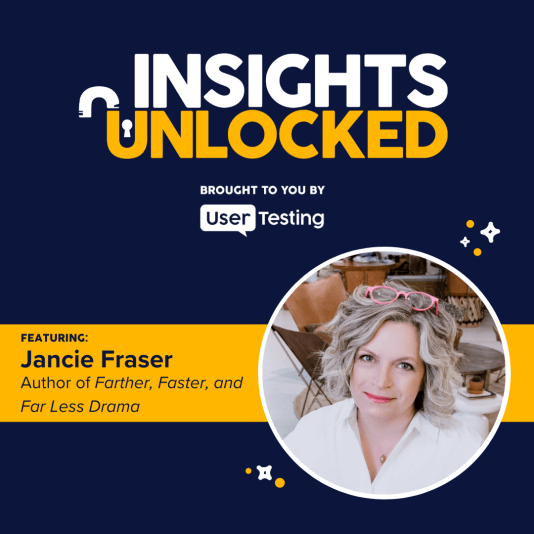 Podcast artwork for Insights Unlocked episode with Janice Fraser