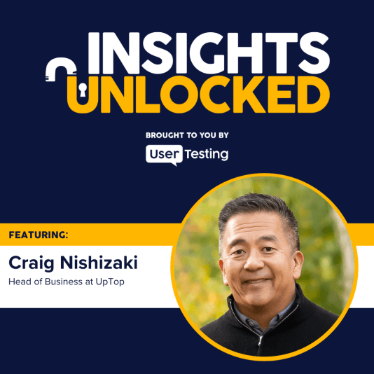 Craig Nishizaki from UpTop on the Insights Unlocked podcast
