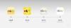 eBay logo evolution