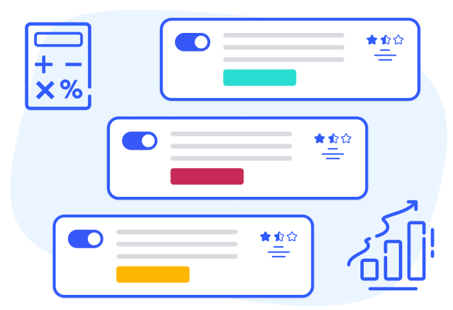 ROI calculator abstraction image