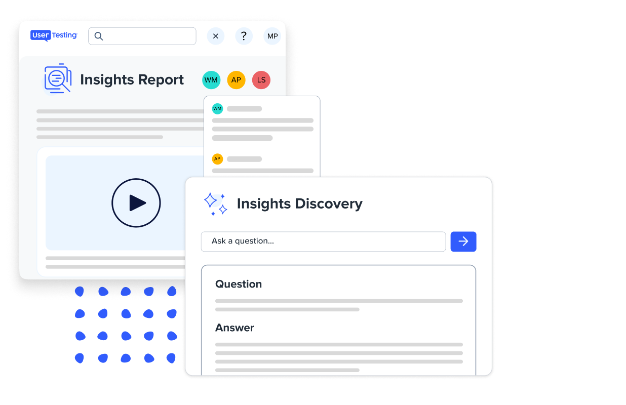 January 2025 product release imagery for insights discovery and insights report