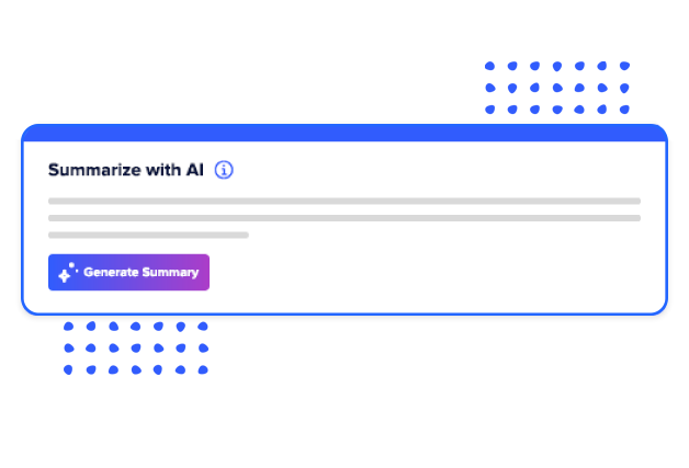 info card image for AI insight summary