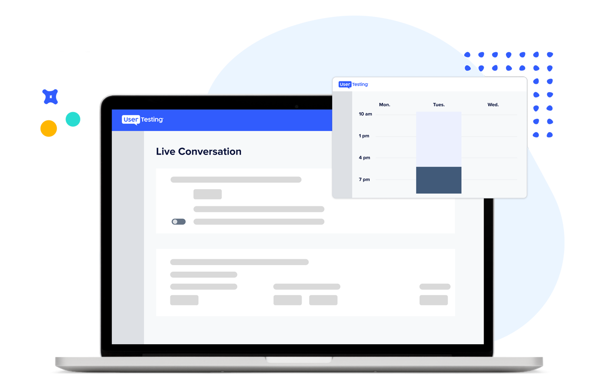 schedule interviews with participants