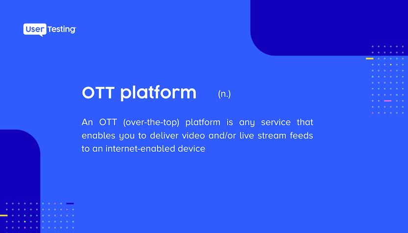 OTT platform definition