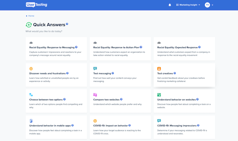Marketing Insight—quick answers