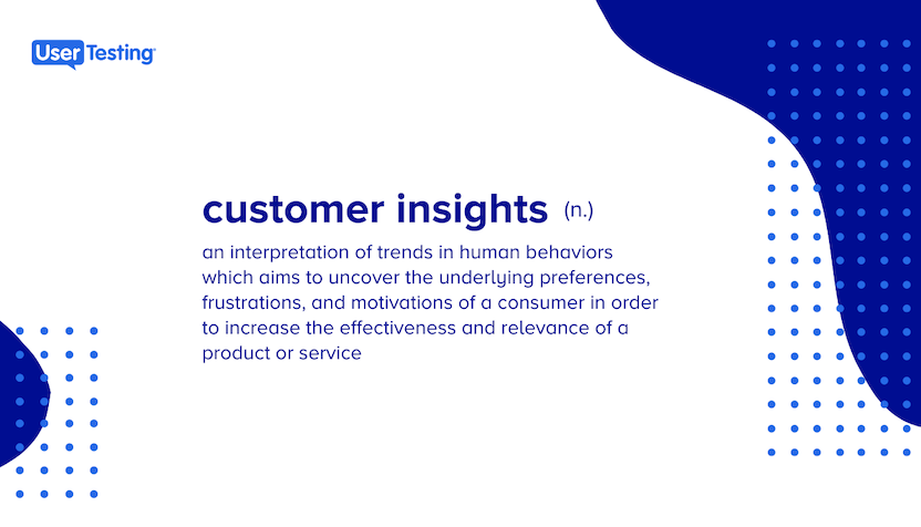 Customer insights definition