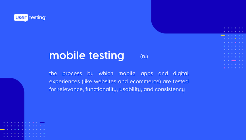 mobile testing definition