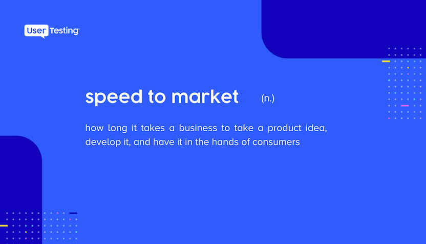 speed to market definition