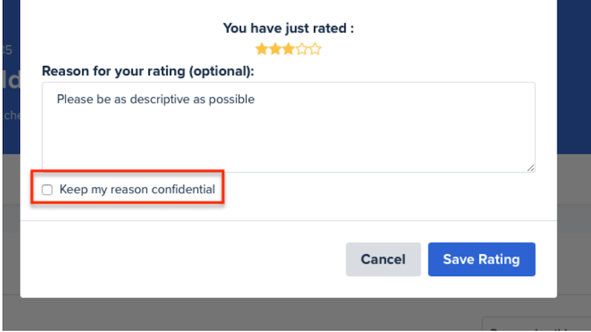 UserTesting Panel customer rating score