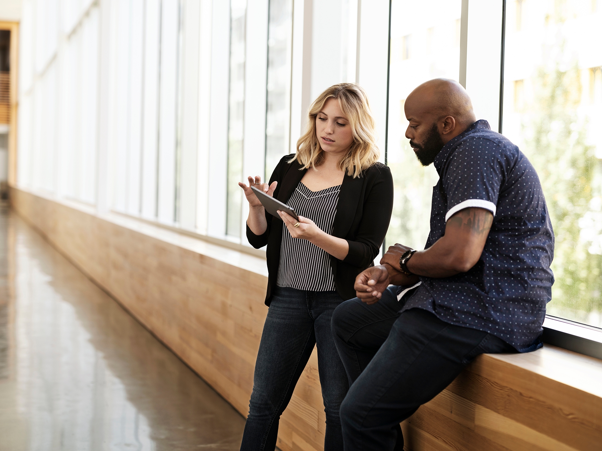 Product team reviewing product insights