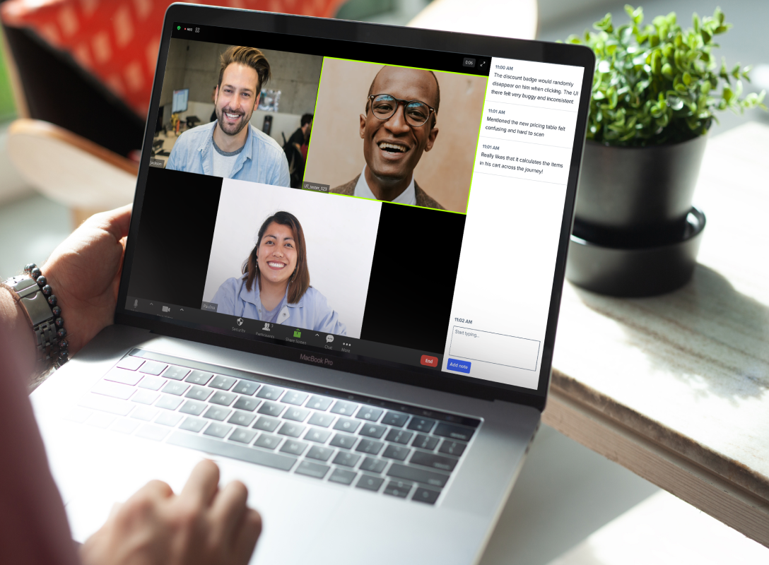 Reviewing user video feedback