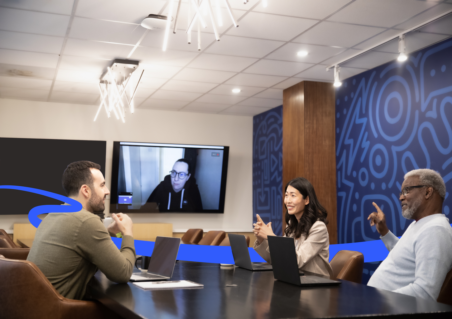 Marketing team having a strategy meeting