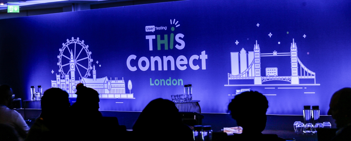 Photo of UserTesting THiS London stage