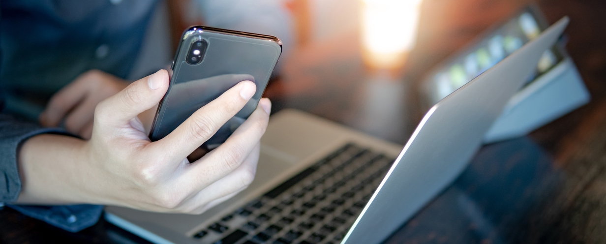 Image of online banking user opening an account