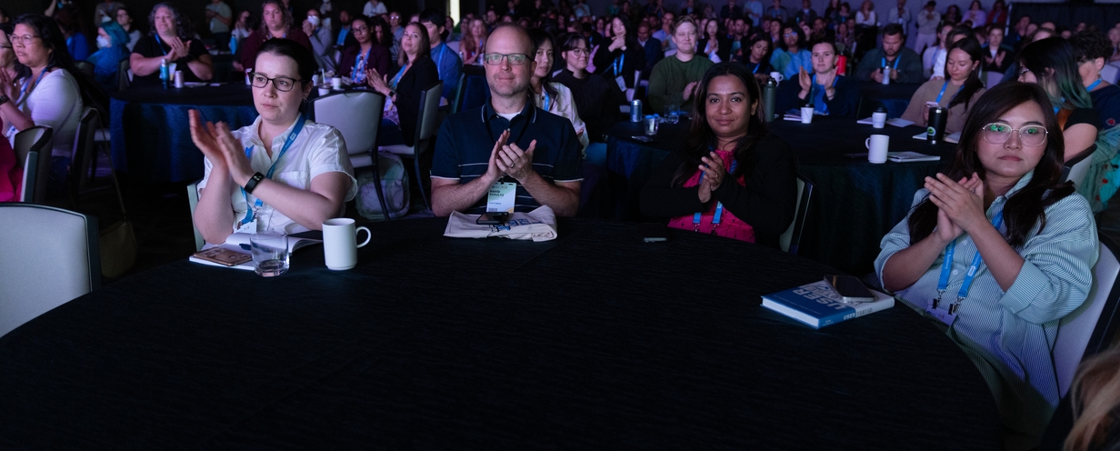 Photo from the 2023 THiS conference by UserTesting. This post lists 16 great CX conferences to attend.