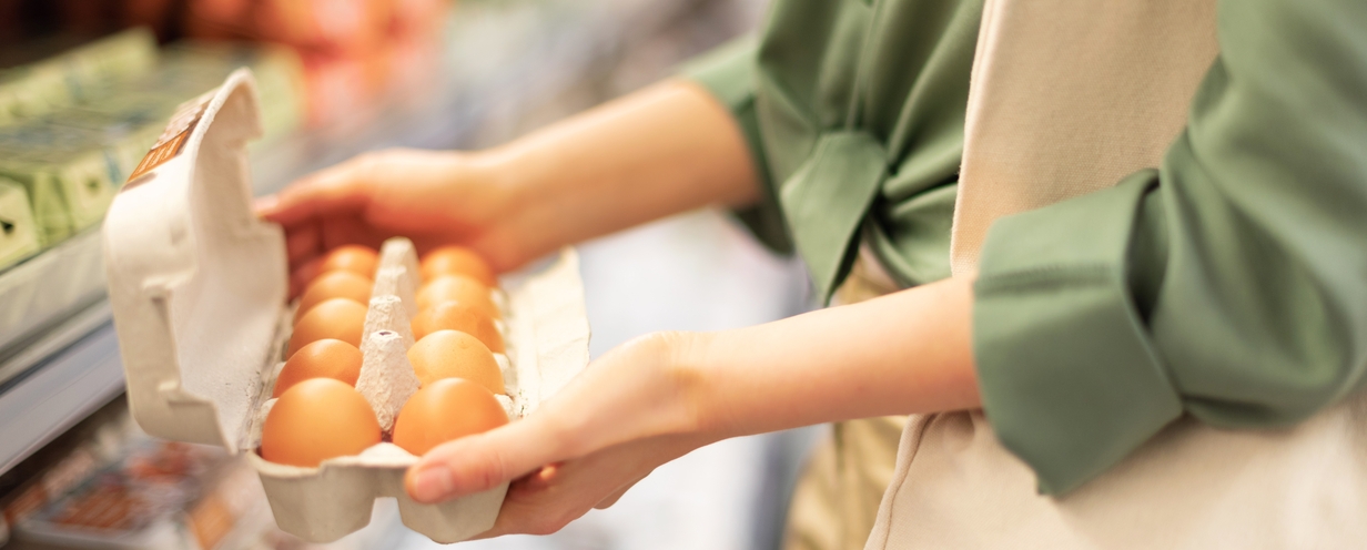Shoppers are concerned about high grocery costs including eggs 