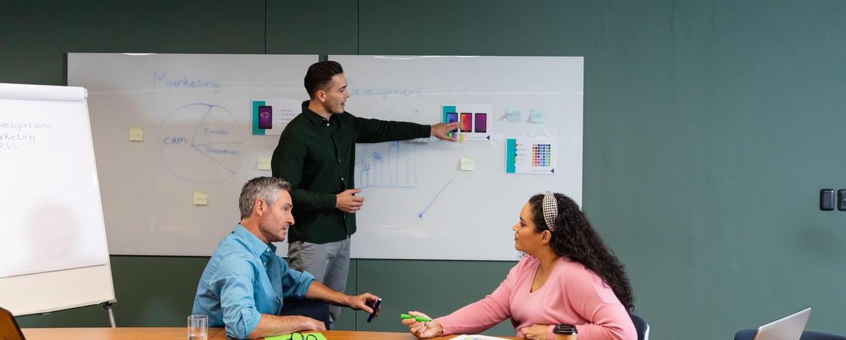 product-velocity-businessman-explaining-business-strategy