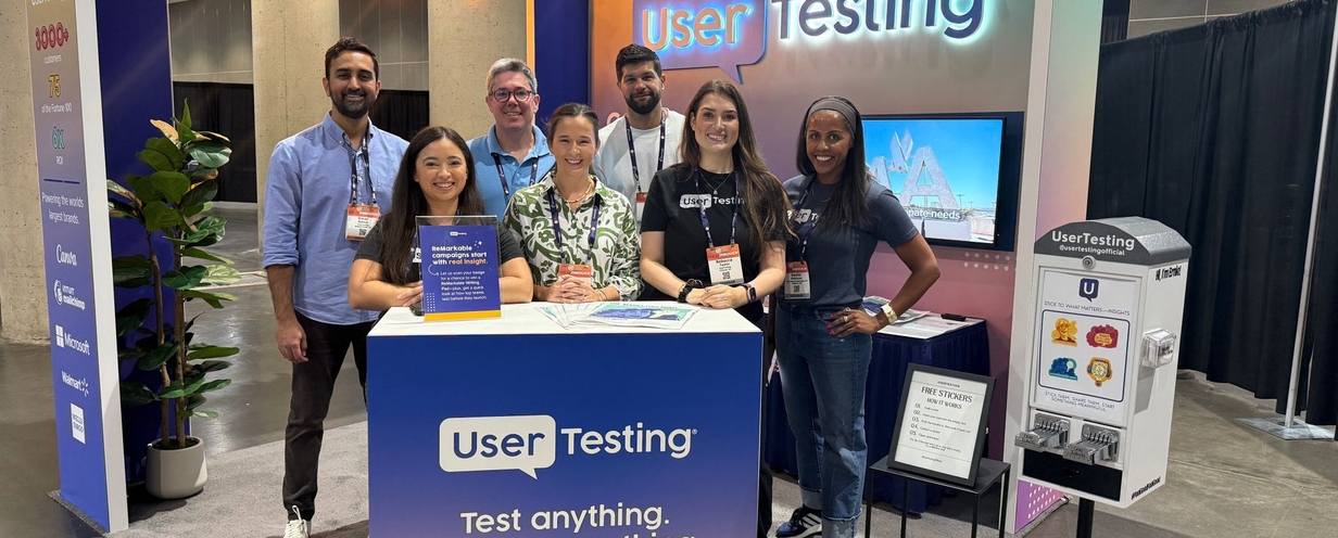 The UserTesting team at Content Marketing World