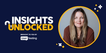 Kate MacCabe on the Insights Unlocked podcast presented by UserTesting