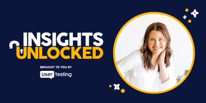 Outwitly's Sara Fortier on the Insights Unlocked podcast discussing the importance of human-centered design in an AI world