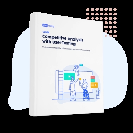 Cover illustration for UserTesting guide to competitive analysis