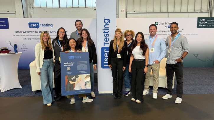 Team at a booth