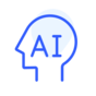 Anti AI icon, light