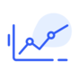 Line graph - points icon