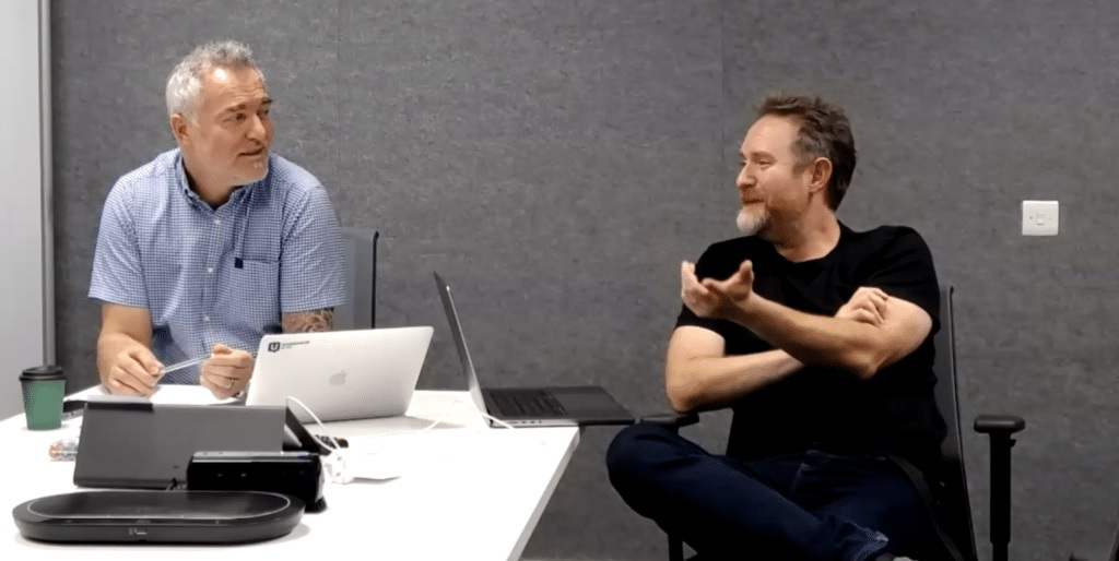 Jason Giles (left) and Duncan Shingleton