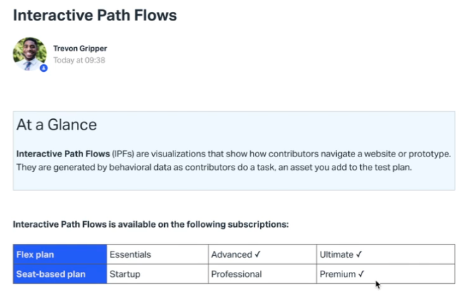 interactive path flow design