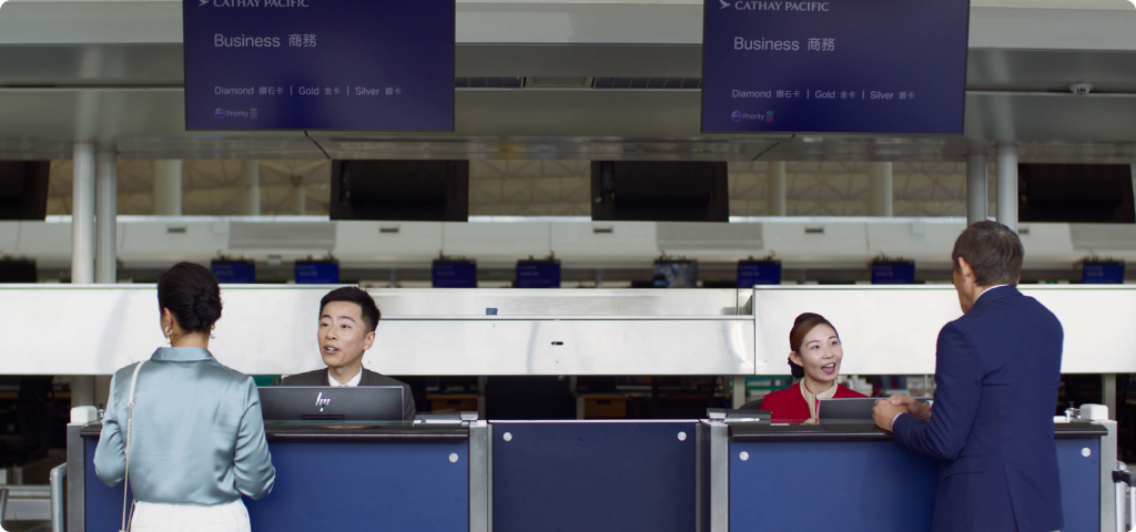 Digital assets for the UserTesting customer Cathay story .