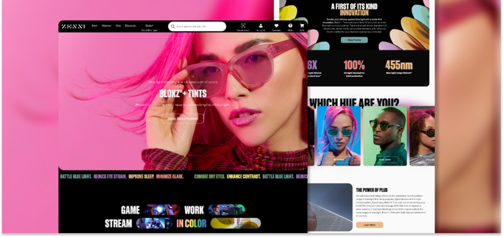 UserTesting customer Zenni optical customer story
