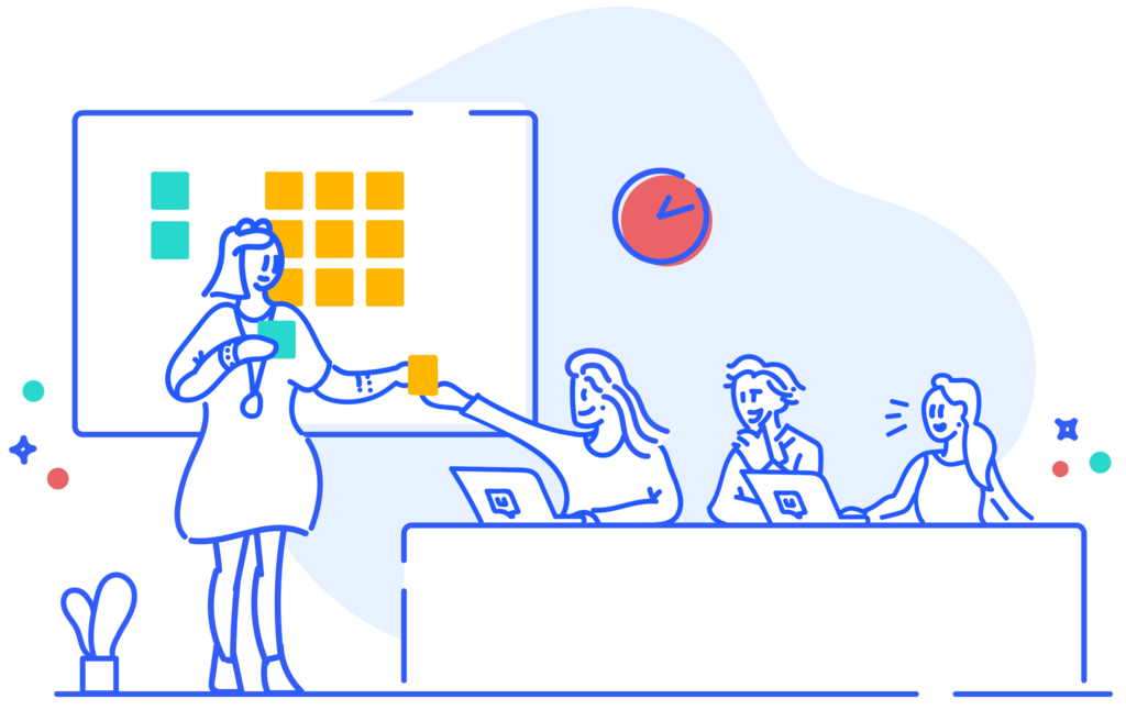 Collaboration hybrid office whiteboard