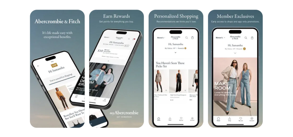 Banner images for Abercrombie & Fitch Co. for use on Customer Story page